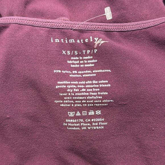 Free People Intimately Low Back Seamless Long Sleeve XS/S - Picture 3 of 4